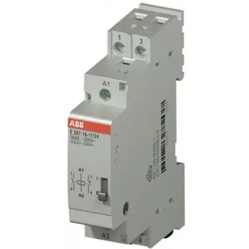 Instalační relé ABB 24 V AC/DC cívka, 16 A, 1 NO + 1 NC, DIN lišta, E297-16-11/24 2TAZ311000R2043