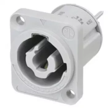 Přístrojový konektor Neutrik NAC3MPXXB powerCON TRUE1 TOP samec 2+PE 20 A 250 V AC šedý panelová montáž
