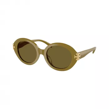 Dámské sluneční brýle Tory Burch TY7210U Cat Eye, rám Dark Havana, čočky Brown Gradient, 53-18-145 mm, UV ochrana TY7210U201073