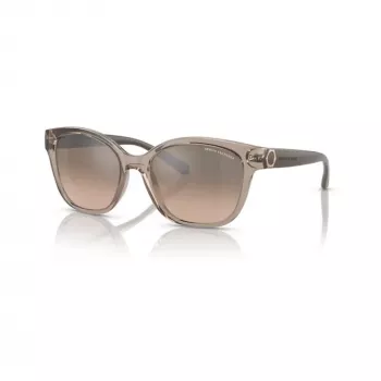 Armani Exchange Women's AX4127S Sunglasses, Havana Frame, Brown Gradient Lens, 54/17/140 mm AX4127S82408Z