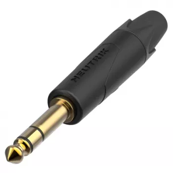 Konektor Neutrik NP3XX-AU-0 1/4 inch TRS se zlacenými kontakty