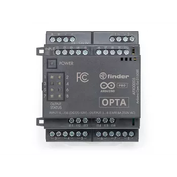 Rozšiřující modul Arduino Pro Opta Ext D1608E, 16 programovatelných napěťových vstupů, 8 elektromechanických relé 250 V AC 6 A (AFX00005)