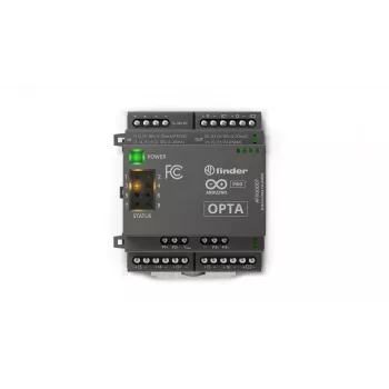 Analogový rozšiřující modul Arduino Opta AFX00007, 4 konfigurovatelné analogové vstupy, 2 analogové výstupy, 12-24 VDC, DIN lišta