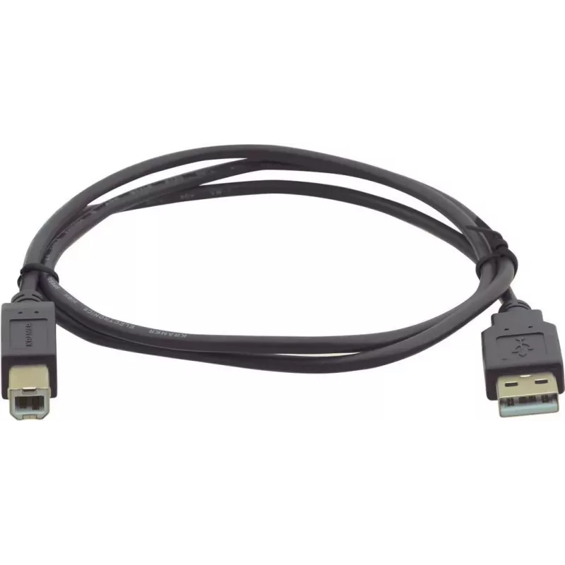 Kabel USB 2.0 Kramer Electronics, 0,9 m, USB-A samec na USB-B samec, černý (96-0215003)