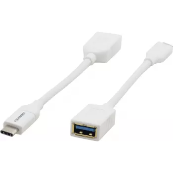 Kabel USB 3.2 Gen 1 Kramer Electronics ADC-USB31/CAE, USB-C na USB-A, bílý, 0,91 m 99-97210005
