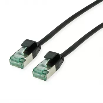 ROLINE RM U/FTP Cat.6A/Class EA SLIM Patch Cable, Black, 5 m 21.45.3357