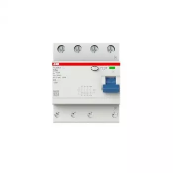 Proudový chránič ABB FX204A-25/0.03, 4P 25A 30mA typ A 230/400V AC 2CSF204165R1250