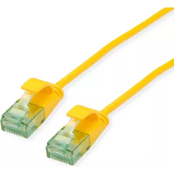 ROLINE RM UTP Patch Cable Cat.6A/Class EA Slim Yellow 0.15m 21.45.3420