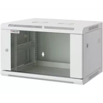Síťový nástěnný rozvaděč Intellinet 19 inch Basic Line, 12U, hloubka 400 mm, šedý RAL 9005 (716703)