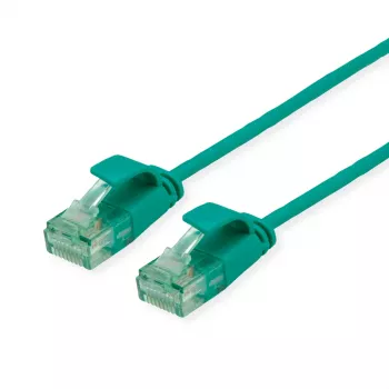 ROLINE RM UTP Patch Cable Cat.6A/Class EA Slim Green 0.3m 21.45.3431