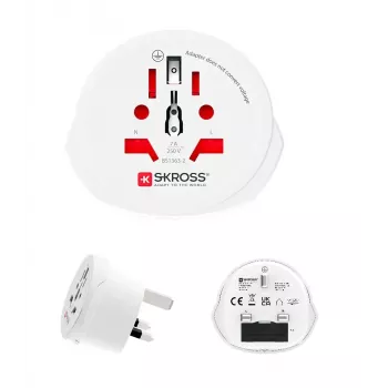 SKROSS World Travel Adapter with Micro USB Cable (1.500225C-E)