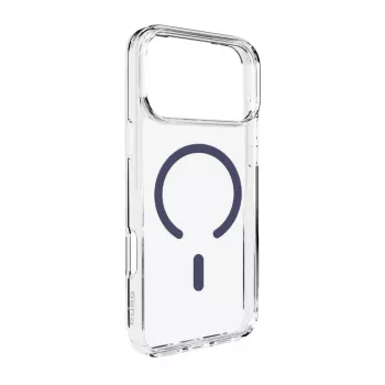 Průhledné pouzdro PURO Icon MagSafe pro Apple iPhone 17 Pro – průhledně modré