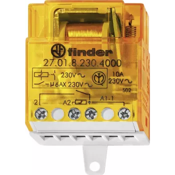 Impulzní relé Finder 27 Series 1 NO 10 A 230 V AC na DIN lištu 27.01.8.230.4000