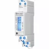 Jednofázový digitální elektroměr Finder 7M.24.8.230.0001, 230 V AC, 5(40) A, třída 1, LCD, impulsní výstup S0, DIN lišta, 1 modul, nevyhovuje MID