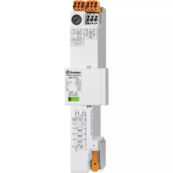 Přepěťová ochrana Finder 7P.94.8.255.Z107 typ 2 pro fotovoltaické systémy 1000 V DC, 3pólová, 40 kA Imax, montáž na DIN lištu