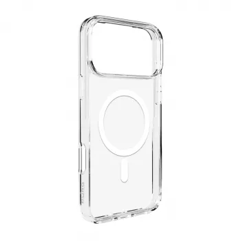 Pouzdro PURO pro Apple iPhone 17 Pro transparentní bílé, kompatibilní s MagSafe