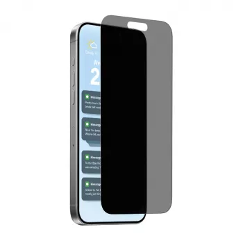 Ochranné sklo displeje proti pohledu PURO pro Apple iPhone 17 Pro Max – tvrzené sklo, odolné proti poškrábání