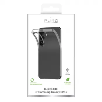 Pouzdro SBS Mobile pro Samsung Galaxy S26+ – nude transparentní TPU zadní kryt PUSGS26P03NUDETR