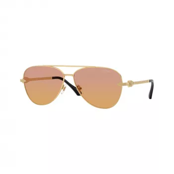 Pánské sluneční brýle Versace VE2283-1002EL černý rám šedé čočky 61 mm