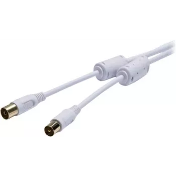 Anténní propojovací kabel SAT Vivanco 10 m, bílý VVAN75FEDBGW