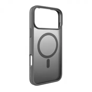 Zadní kryt PURO pro Apple iPhone 17 Pro Max, šedé TPU, kompatibilní s MagSafe