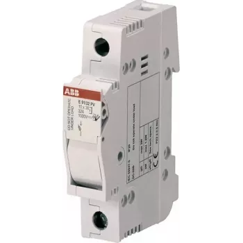 Pojistkový odpojovač ABB STOTZ-KONTAKT E91/32PV, 2pólový, 32 A, 1000 V DC, gPV válcový 10x38 mm, DIN lišta 2CSM204713R1801