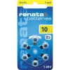 Zinko-vzduchová baterie do sluchadel Renata ZA10 PR70 105 mAh 1,4 V 6 ks ZA10.DP6 0HG