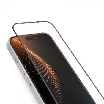 Tvrzené sklo displeje SBS Mobile pro Apple iPhone 16 / iPhone 15 / iPhone 15 Pro - tvrdost 9H, odolné proti poškrábání, oleofobní, bez bublin, 1 ks TED3OSCRGLIP1661
