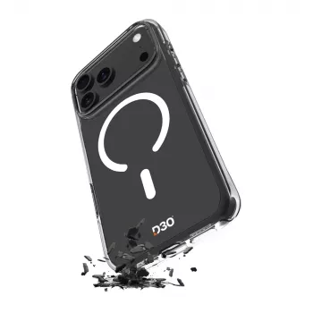 Pouzdro PURO Impact Clear D3O Bio pro Apple iPhone 17 Pro, kompatibilní s MagSafe, průhledné (PUIPC17P63IMPCLD3OTR)