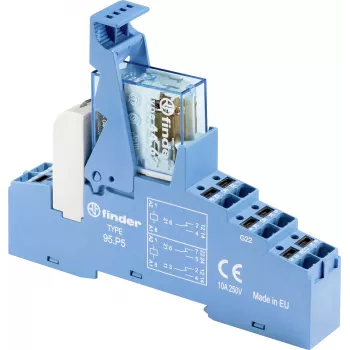 Rozhranové relé Finder 48.P8.7.024.4050 24 V DC 2 CO 10 A