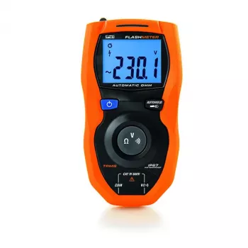 HT Instruments Flashmeter Digital Multimeter, Waterproof (IP67), CAT IV 600V, 4000 Counts, True RMS 1010605