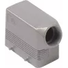 ILME MHO10.20 Side Entry Hood Housing Size 57.27 Die-Cast Aluminium Grey 4-Screw Locking M20