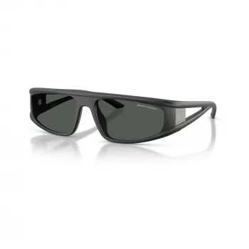 Armani Exchange Men's Sunglasses AX4159SU83848 Matte Black/Dark Grey 59mm