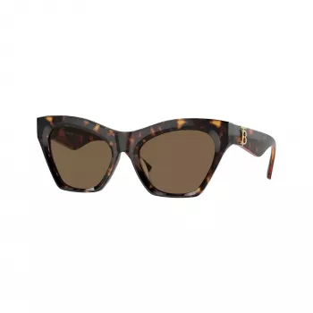 Sluneční brýle Burberry dámské hranaté BE4420U300273, tmavá havana obroučka, hnědá gradientová skla, 55 mm