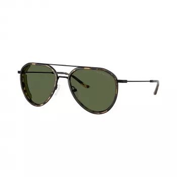 Pánské obdélníkové sluneční brýle Emporio Armani EA2163-300171 černá/šedá 56 mm