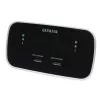Rádiobudík AIWA CRU-19RD červený s FM/AM tunerem, dvojitým budíkem, snooze, sleep timerem, LED displejem, záložní baterií