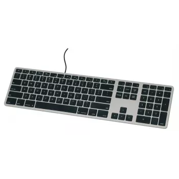 Drátěná USB-C klávesnice Matias pro Mac – Space Gray – U.S. verze FK316CB