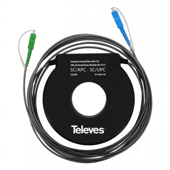 Jednovidové startovací vlákno OTDR Televes VF-G657A1-150 150m 236190