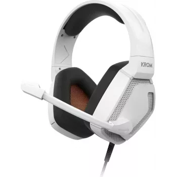 Drátěný herní headset KROM KOPA PRO, bílý NXKROMKOPAPROWH