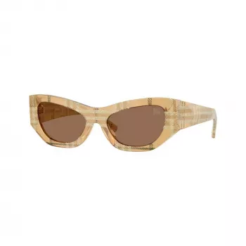 Dámské hranaté sluneční brýle Burberry BE4450U415773, havana/hnědý gradient, 54 mm