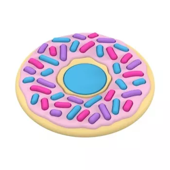 PopSockets PopGrip Standard - Donut Design, Swappable Phone Grip & Stand