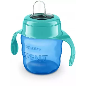 Tréninkový kelímek Philips AVENT Easy Sip s uchy, 6M+, 200ml, silikonový náustek, zelený