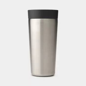 Termohrnek Brabantia Make & Take, 0,36 l, tmavě šedý