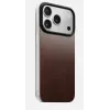NOMAD Magnetic Leather Back pro iPhone 17 Pro kompatibilní s MagSafe Horween Leather Rustic Brown