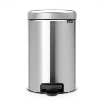 Šlapací odpadkový koš Brabantia NewIcon 12 l, Matt Steel