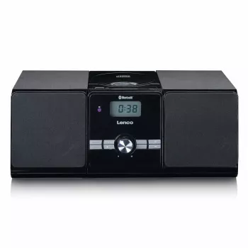 Lenco MC-030BK mikro hudební systém s Bluetooth, CD, FM rádiem, USB, AUX, černý