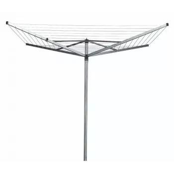 Rotační sušák na prádlo Brabantia Topspinner 40m, 4 ramena, Metallic Grey