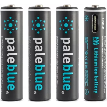 USB-C nabíjecí lithium-iontová baterie AAA Pale Blue PB-AAA-C