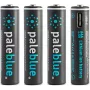 USB-C nabíjecí lithium-iontová baterie AAA Pale Blue PB-AAA-C
