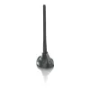 Pokojová televizní anténa PHILIPS SDV5100/12 se zesílením 18 dB, UHF/VHF/FM, černá